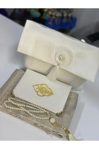 Kelin ko'krak namozlik to'plami, qaymoq rangi - MARKAPOLIN (1)