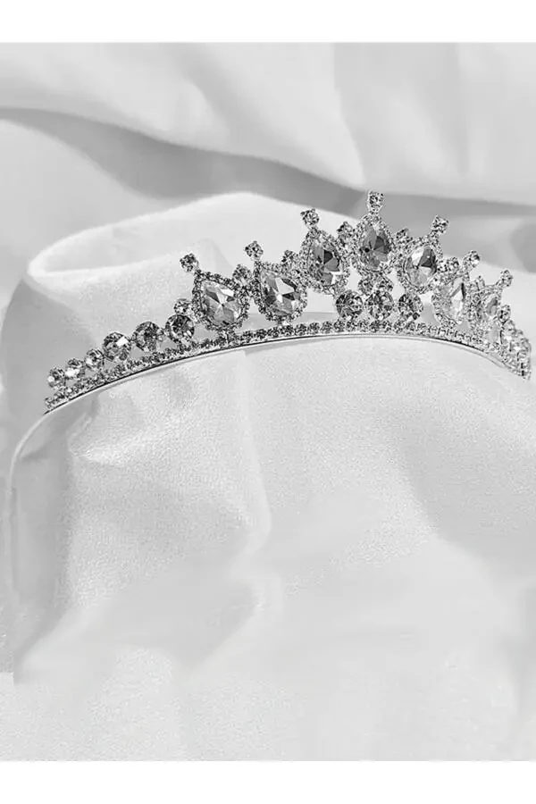 Kelin toji To'y Xina va Nikoh Toji Nozik Munchoq bilan bezatilgan Kelin Xina Toji - 2