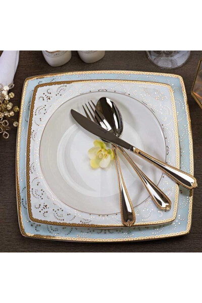Bone Selection 60 Parça Kare Yemek Takımı A8426 - KORKMAZ