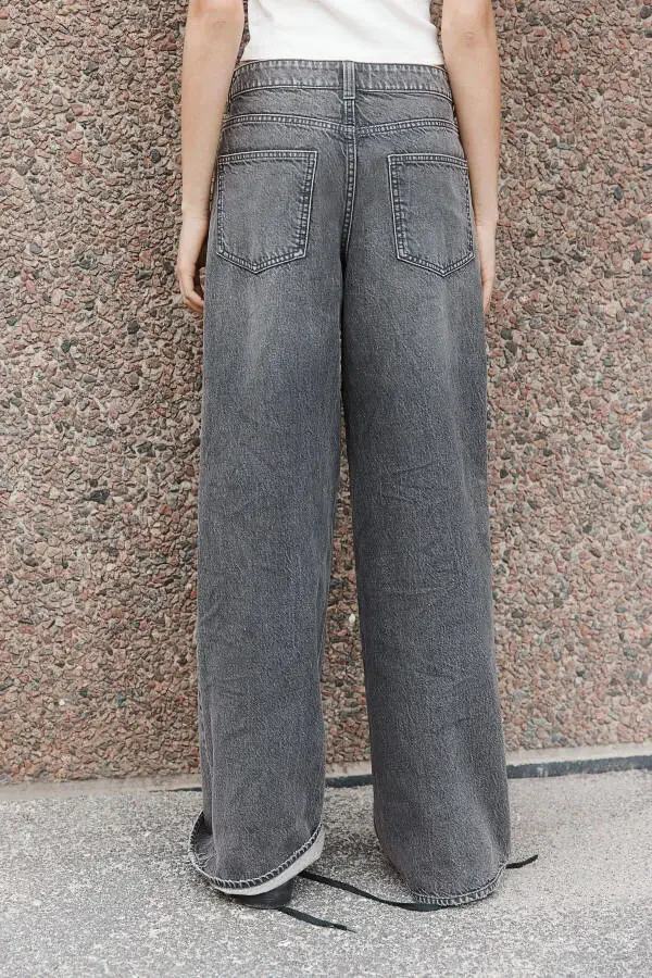 Keng bo'yinli oddiy jinsi shimlar - 5