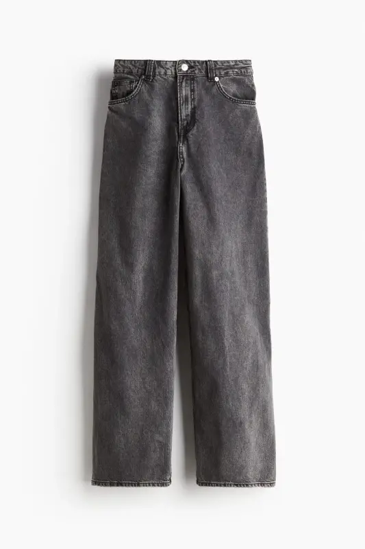 Keng bo'yinli oddiy jinsi shimlar - H&M