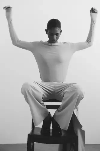 Keng shim - Ochiq tuproq rangi - H&M (1)