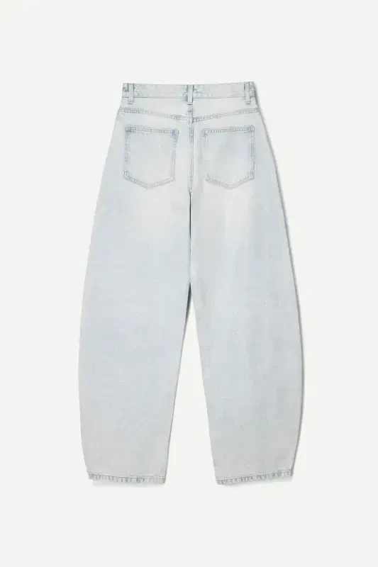 Кенг штанинли barrel джинси - 4