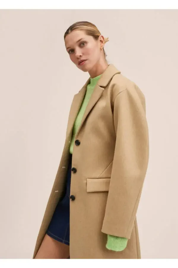 Keng tarmoqli jun palto - 7