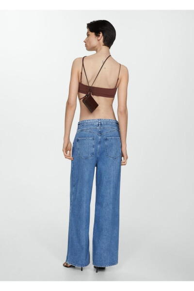 Keng to‘piq va torli denim shim - 4