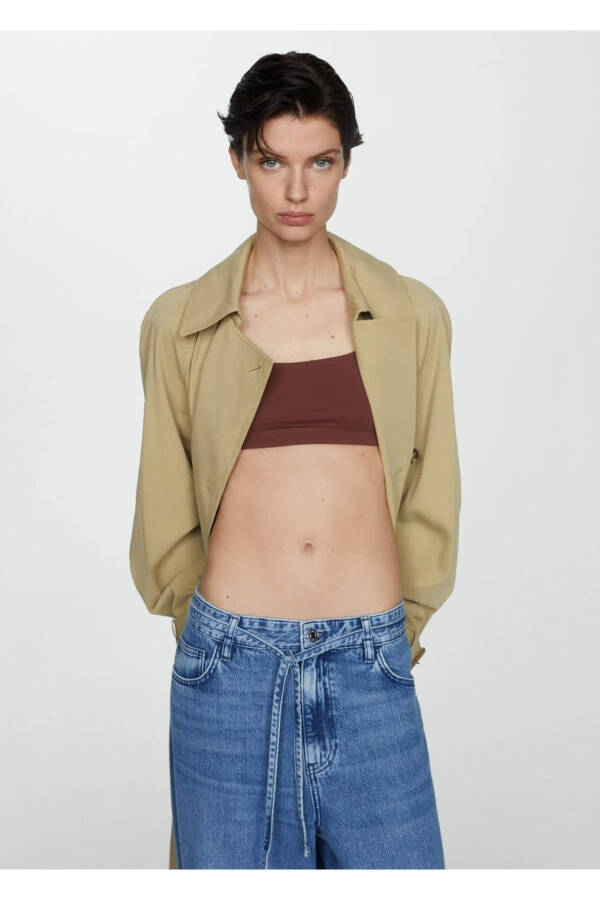 Keng to‘piq va torli denim shim - 6