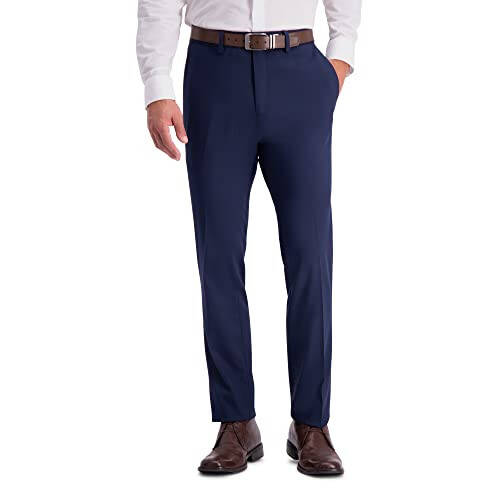 Kenneth Cole REACTION Men's Slim Fit Fashion Patterned Dress Pant - 1