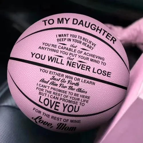 Kenon Customized Engraved Basketball Personalized Basketball for Daughter Son Granddaughter Grandson Nephew Niece Christmas Birthday Gifts - You Will Never Lose - 2