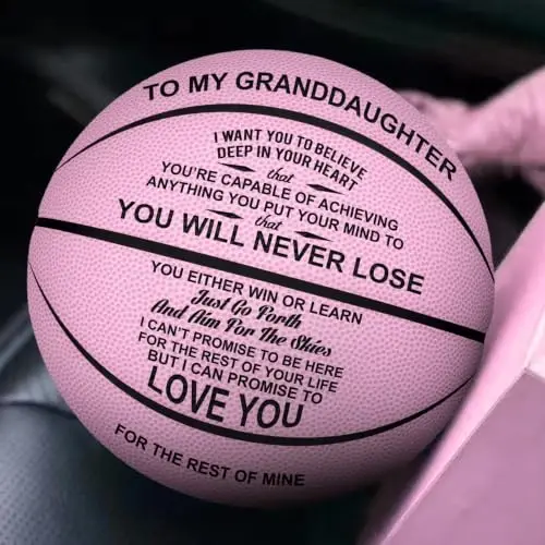 Kenon Customized Engraved Basketball Personalized Basketball for Daughter Son Granddaughter Grandson Nephew Niece Christmas Birthday Gifts - You Will Never Lose - 2