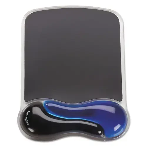 Kensington Duo Gel Wave Mouse Pad, Blue - 1