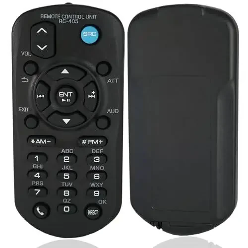 Universal Replacement Remote Control for Kenwood Car Audio Stereo Head Unit KDC-BT948HD, KDC-BT952HD, KDC-HD545U, KDC-HD552U, KDC-MP145, KDC-MP145CR, KDC-MP148CR, KDC-MP245, KDC-MP245U - 1