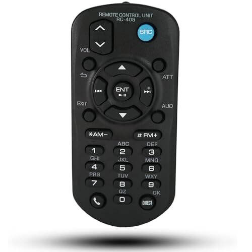 Replacement Remote Control RC-405 Compatible for Kenwood Car Audio Stereo Head Unit DPX-308U, KDC-148, KDC-152, KDC-200U, KDC-202U, KDC-208U, KDC-248U, KDC-252U, KDC-348U, KDC-352U, - 1