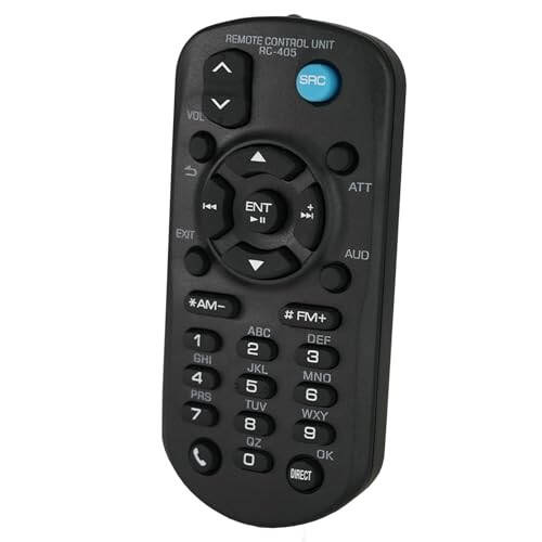 Universal Replacement Remote Control for Kenwood Car Audio Stereo Head Unit KDC-BT948HD, KDC-BT952HD, KDC-HD545U, KDC-HD552U, KDC-MP145, KDC-MP145CR, KDC-MP148CR, KDC-MP245, KDC-MP245U - 1