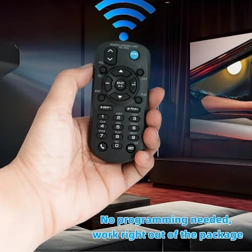 Universal Replacement Remote for Kenwood Car Audio Stereo Head Unit KDC-MP345U, KDC-MP445U, KDC-MP745U, KDC-X395, KDC-X396, KDC-X494, KDC-X496, KDC-X595, KDC-X596, KDC-X695, KDC-MP252U - Kassionel (1)