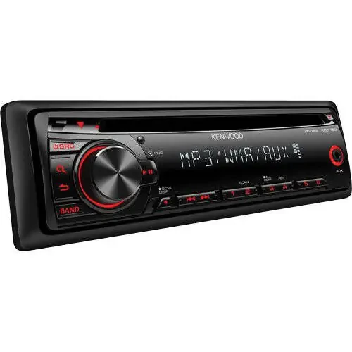 Kenwood bitta DIN Bluetooth CD/AM/FM USB yordamchi kirishli avtomobil stereo qabul qilgich, ikkita telefon ulanishi, Pandora/Spotify/iHeartRadio, Apple iPhone va Android boshqaruvi ALPHASONIK quloqchinlari bilan. - 1