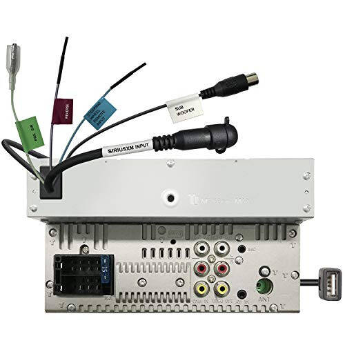 Kenwood DDX57S 6,8-дюймовый емкостный сенсорный экран, автомобильный DVD/CD-проигрыватель с CarPlay, Android Auto и Bluetooth, AM/FM-радио, MP3-плеер, USB-порт, двойной DIN, 13-полосный эквалайзер, SiriusXM. - 3