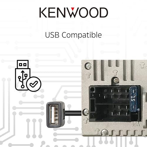Kenwood DMX129BT Multimedia Receiver with Bluetooth - 2