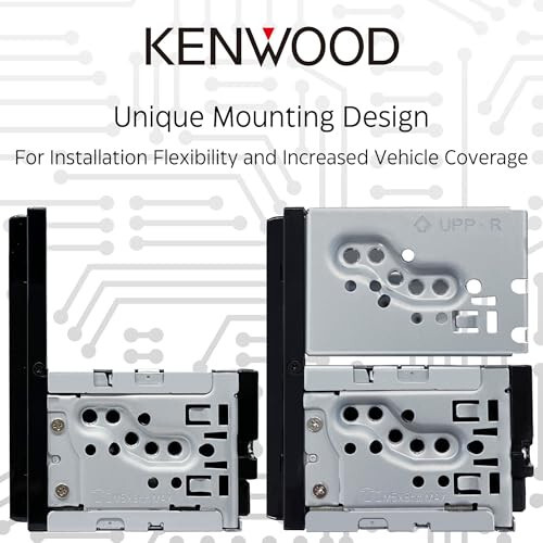 KENWOOD DMX4710S Digital Car Stereo (50W x 6-Ch), Apple CarPlay & Android Auto Compatible, Bluetooth-Enabled Head Unit with 6.8