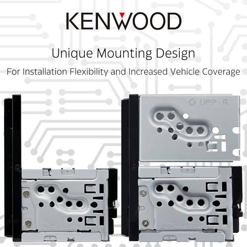 KENWOOD DMX4710S Digital Car Stereo (50W x 6-Ch), Apple CarPlay & Android Auto Compatible, Bluetooth-Enabled Head Unit with 6.8