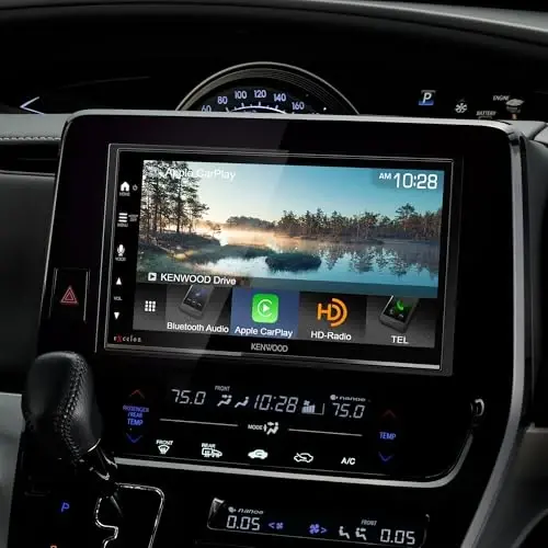 KENWOOD DMX709S eXcelon 6.95-Dyuymli Sig'imli Sensorli Ekran, Avtomobil Stereosi, CarPlay va Android Auto, Bluetooth, AM/FM HD Radio, MP3 Player, USB Porti, Double DIN, 13-Band EQ, SiriusXM - 7