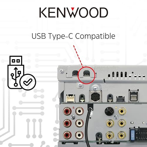 KENWOOD DMX9708S 6.95-Inch Capacitive Touch Screen, Car Stereo, Wired and Wireless CarPlay and Android Auto, Bluetooth, AM/FM Radio, MP3 Player, USB Port, Double DIN, 13-Band EQ, SiriusXM… - 4