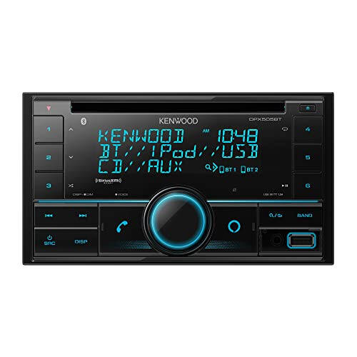 KENWOOD DPX505BT Double DIN in-Dash CD Car Stereo. AM/FM with Bluetooth,ModazoneAlexa Voice Control, High-Contrast 3-line Display with Variable-Color Illumination, SiriusXM - 1