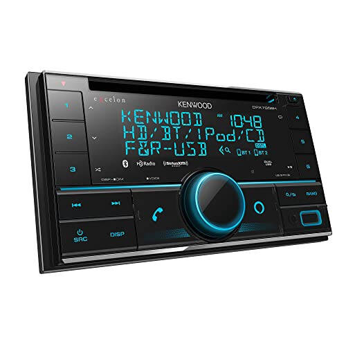 Kenwood Excelon DPX795BH Double DIN Bluetooth in-Dash Car Stereo CD Receiver witModazoneodazoneAlexa Compatibility - 2