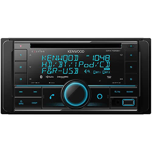Kenwood Excelon DPX795BH Double DIN Bluetooth in-Dash Car Stereo CD Receiver witModazoneodazoneAlexa Compatibility - 3