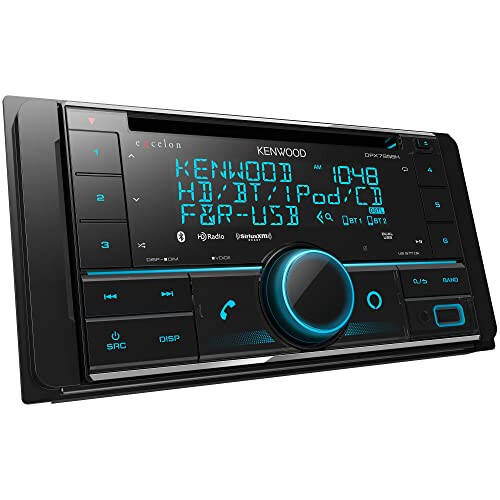 Kenwood Excelon DPX795BH Double DIN Bluetooth in-Dash Car Stereo CD Receiver witModazoneodazoneAlexa Compatibility - 4