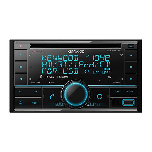 Kenwood Excelon DPX795BH Double DIN Bluetooth in-Dash Car Stereo CD Receiver witModazoneodazoneAlexa Compatibility - 1