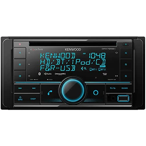 Kenwood Excelon DPX795BH Double DIN Bluetooth in-Dash Car Stereo CD Receiver witModazoneodazoneAlexa Compatibility - 3