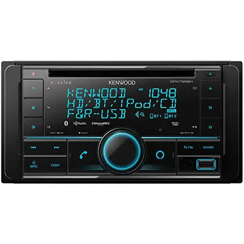 Kenwood Excelon DPX795BH Double DIN Bluetooth in-Dash Car Stereo CD Receiver witModazoneodazoneAlexa Compatibility - 3