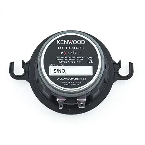 Kenwood eXcelon KFC-X2C 2.5-dyuymli O'rta Diapazonli Zavod O'rnini Bosuvchi Avtomobil Dinamiklari, Maksimal Quvvat 120 Vatt (Juft) - 2