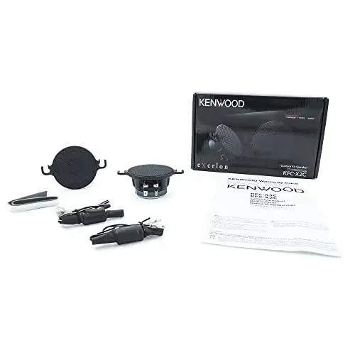 Kenwood eXcelon KFC-X2C 2.5-dyuymli O'rta Diapazonli Zavod O'rnini Bosuvchi Avtomobil Dinamiklari, Maksimal Quvvat 120 Vatt (Juft) - 6