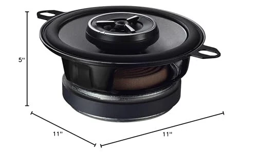 Kenwood eXcelon KFC-X3C 3.5-Inch Mid Range Car Speaker with Silk Balanced Dome Tweeters for Chrysler/Toyota/Others, 120 Watts Max Power (Pair) - 6