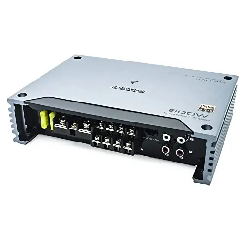 Kenwood KAC-511 Class D Digital Mono Amplifier with Variable Low-Pass Crossover - Black - 6