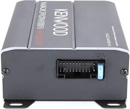 Kenwood KAC-M1814 4-Channel Compact Bridgeable Marine/Motorsports 400W Max Power Digital Amplifier - 4