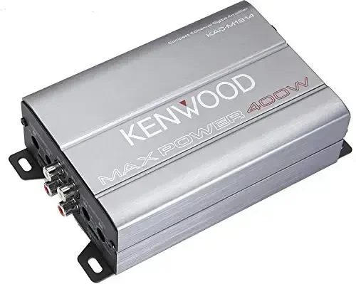 Kenwood KAC-M1814 4-Channel Compact Bridgeable Marine/Motorsports 400W Max Power Digital Amplifier - 1