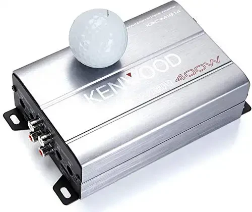 Kenwood KAC-M1814 4-Channel Compact Bridgeable Marine/Motorsports 400W Max Power Digital Amplifier - 3