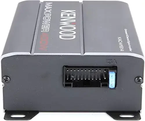 Kenwood KAC-M1814 4-Channel Compact Bridgeable Marine/Motorsports 400W Max Power Digital Amplifier - 4
