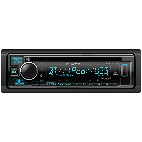 KENWOOD KDC-BT35 CD Car Stereo with Bluetooth, Front USB, AUX,ModazoneAlexa, SiriusXM Radio Ready and Variable Display Color Illumination - 1
