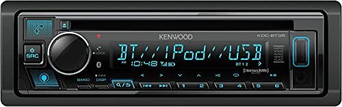 KENWOOD KDC-BT35 CD ресивер, Bluetooth, Alexa Built-in, Front USB & AUX, Variable Illumination, SiriusXM Ready, Spotify, Pandora Link for iPhone or Android Phone | Plus SXV300V1 SiriusXM Tuner - 2