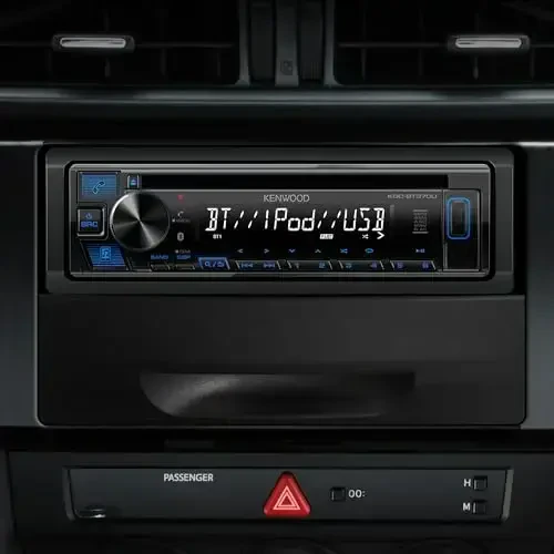 KENWOOD KDC-BT370U Bluetooth, AM/FM radiosi, old tomoni yuqori quvvatli USB, Alexa oʻrnatilgan CD Car Stereo - Kenwood (1)