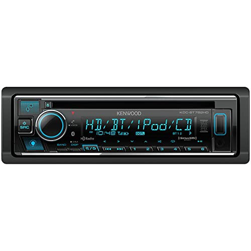 KENWOOD KDC-BT782HD Single DIN Bluetooth CD Car Stereo Receiver witModazoneodazoneAlexa Voice Control | LCD Text Display | USB & Aux Input - 1
