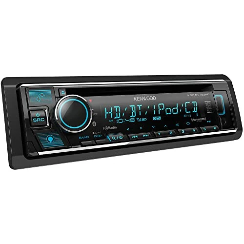 KENWOOD KDC-BT782HD Single DIN Bluetooth CD Car Stereo Receiver witModazoneodazoneAlexa Voice Control | LCD Text Display | USB & Aux Input - 2