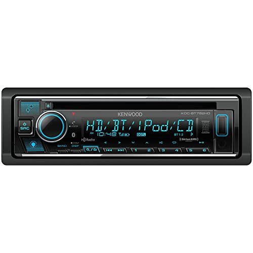 KENWOOD KDC-BT782HD Single DIN Bluetooth CD Car Stereo Receiver witModazoneodazoneAlexa Voice Control | LCD Text Display | USB & Aux Input - Kenwood