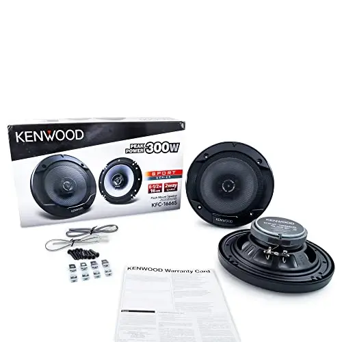 Kenwood KFC-1666S Car Stereo Speaker 6-1/2