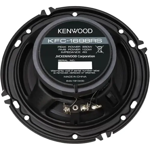 Kenwood KFC-1696PS 6.5 Inch 2 Way Car Speakers with 320 Watts Peak Power (Pair) - Kenwood (1)