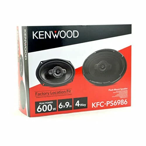 Kenwood Kfc-PS6986-6 X9 4 Way Shelf Speakers 600 Watts - 3