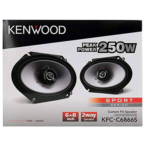 Kenwood KFC‑C6866S 6x8 2‑Way 250 Watt Car Stereo Speakers - Pair - 6